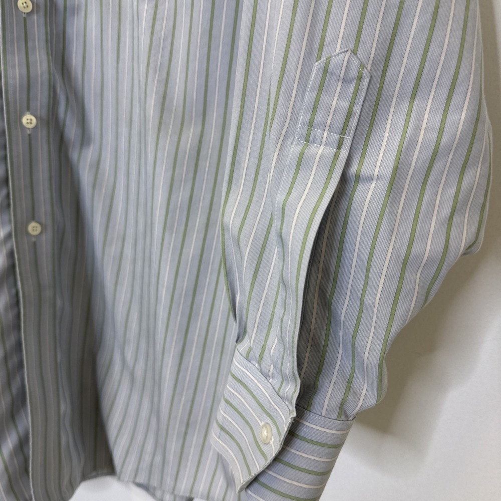 Brooks‎ Brothers 1818 Men's Tailored Stripes Dress Shirt 16-33 - Picture 5 of 8